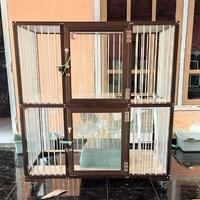 Gambar kandang kucing alumunium size PxLxT 90x60x90 dari tukang kandang undefined 3 Tokopedia