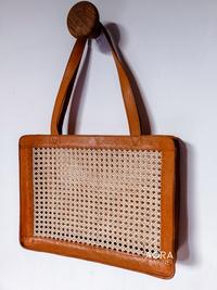 Gambar Tas Kulit, Tas rotan, Tas anyaman bali, Summer Bag, Woven Bag dari Aora Sabine undefined 2 Tokopedia