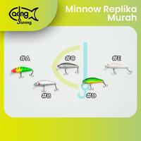 Gambar UMPAN PANCING MINNOW MURAH MERIAH / 5.5 CM - 5.5 GRAM / SINKING - E dari Acing Pancing undefined 1 Tokopedia