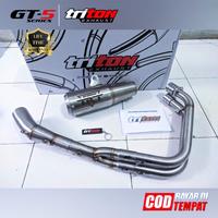 Gambar Knalpot New CBR250rr Ninja250fi R25 MT25 Underbely Triton Original - black, MT25 dari BMB Knalpot Original undefined 3 Tokopedia