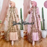 Gambar Gamis Muslim Wanita KHARISMA 2 Warna Lavender - Maroon, L dari KEVINSTOREJAMKEBAYA undefined 5 Tokopedia