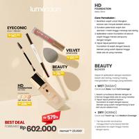 Gambar Lumecolors Bundling Foundation Eyeconic Duo Beauty Blender Lipmousse dari Lumecolors Tangerang undefined 2 Tokopedia