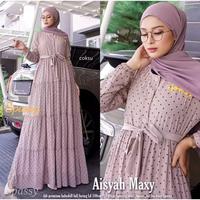 Gambar Gamis Motif Polkadot Wanita Aisyah Maxy Dress Spassy busui - Lavender dari JKB Galeri undefined 2 Tokopedia