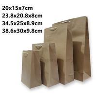 Gambar Paper Bag Kraft Kecil (23.8x20.8x8cm) Isi 12 Kantong Kertas Cokelat dari Packing Supply 15 undefined 2 Tokopedia