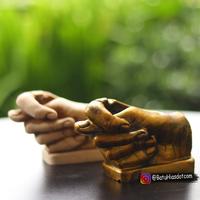 Gambar Asbak Murah Unik / Hiasan / Souvenir Fiberglass Tangan Kepal - Gold dari BatuHias.store undefined 2 Tokopedia