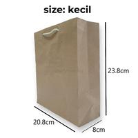 Gambar Paper Bag Kraft Kecil (23.8x20.8x8cm) Isi 12 Kantong Kertas Cokelat dari Packing Supply 15 undefined 1 Tokopedia