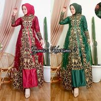 Gambar Gamis Muslim Wanita KHARISMA 2 Warna Lavender - Maroon, L dari KEVINSTOREJAMKEBAYA undefined 3 Tokopedia