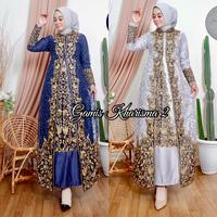 Gambar Gamis Muslim Wanita KHARISMA 2 Warna Lavender - Maroon, L dari KEVINSTOREJAMKEBAYA undefined 2 Tokopedia