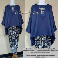 Gambar Kebaya Modern Batwing Biru Tosca - SET TOSCA dari Batik Kebaya Modern undefined 3 Tokopedia