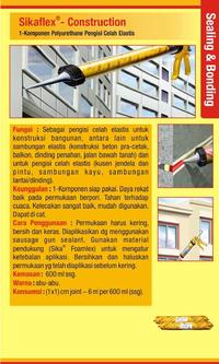 Gambar sika hyflex 140 construction concrete polyurethane sealant,lem beton - no experied dari trivi teknik undefined 5 Tokopedia