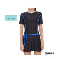 Gambar Baju Renang Wanita Dewasa Model Rok Terusan Area Polos - Pink, XXL dari Baju Renang Premium undefined 2 Tokopedia