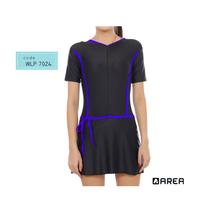 Gambar Baju Renang Wanita Dewasa Model Rok Terusan Area Polos - Pink, XXL dari Baju Renang Premium undefined 5 Tokopedia