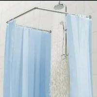 Gambar tiang shower Curtain bentuk U/L tiang gorden kamar mandi stainless dari indriyanishop74 undefined 1 Tokopedia