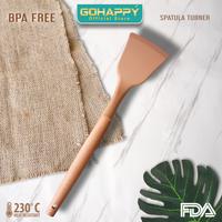 Gambar Gohappy Premium Turner Silicone - Spatula silikon sendok masak dapur - Pink dari Gohappy Store undefined 3 Tokopedia