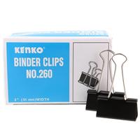 Gambar Binder Clips Kenko 260 Klip Jepitan Penjepit Kertas Hitam dari GANDARIA STATIOERY undefined 3 Tokopedia