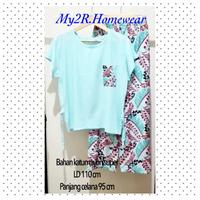 Gambar My2R Setelan piyama rayon polos CP babydoll rayon super baju tidur - daun kuning, LD 110 dari My2RHomewear undefined 5 Tokopedia