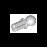 Gambar Lego Parts - 2736 Technic Axle 1L with Tow Ball Light Bluish Grey dari BricksLine Shop undefined 1 Tokopedia