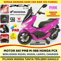Gambar Mainan Anak Motor Aki Honda PCX PMB 988 Lisensi Resmi M-988 - Pink dari Toko Sepeda Jessica undefined 3 Tokopedia