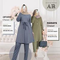 Gambar Setelan celana tunik wanita arumi nanara set terbaru remaja kekinian - nanara army dari arrahman gallery undefined 1 Tokopedia