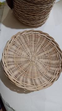 Gambar PIRING ROTAN ASLI WARNA WARNI ANYAMAN ROTAN NATURAL 24 CM MURAH TEBAL - Ungu dari cekdapur undefined 3 Tokopedia