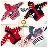 Gambar Jaket Bayi Rajut Onnea Warna Topi Laki Perempuan - 9 dari Relahati Koleksi undefined 4 Tokopedia