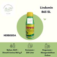 Gambar Lindomin 865 SL - 200 ml (Herbisida) Pengendali Gulma Padi,Tebu,Jagung dari tokopertanianlitin undefined 1 Tokopedia