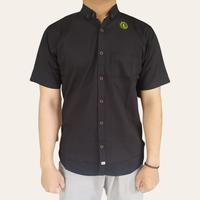 Gambar FAITHMAN Baju Kemeja Pria Polos Warna Kasual Slimfit Lengan Pendek - marun, M dari faithman.id undefined 3 Tokopedia
