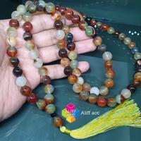 Gambar BIG SIZE 10 MM tasbih batu akik panca warna 99 butir 100%asli dari Aliff acc undefined 2 Tokopedia