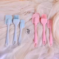 Gambar Spatula & Brush Set - Pink dari You Can Bake Too undefined 1 Tokopedia
