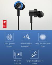 Gambar ORIGINAL HEADSET XIAOMI PISTON Hi-Res XIAOMI DUAL DRIVER EARPHONE - Biru dari Fast-iD undefined 2 Tokopedia