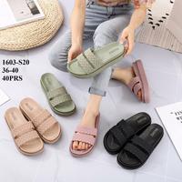 Gambar SANDAL SLIDE SLOP WANITA BALANCE 1603 S20 SENDAL KARET FLIPFLOP JELLY - Hijau, 36 dari Toko YSP New undefined 1 Tokopedia