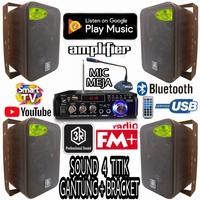 Gambar Paket 3R Audio Cafe , restoran, Klinik, Speaker 4 Titik Mic Panggilan dari STORE SELLER C0M undefined 1 Tokopedia