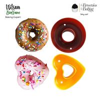 Gambar Cetakan Donat Bentuk Bulat / Bunga / Hati / Doughnut Mold dari WILSON BAKING STORE undefined 2 Tokopedia