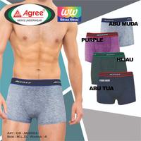 Gambar SATUAN - Celana Dalam Pria Boxer Agree 6603 Super Soft dari Warna Warni Sukabumi undefined 1 Tokopedia