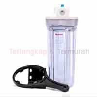 Gambar HOUSING FILTER AIR NANOTEC 10 INCH CLEAR - drat 1/2 inch dari Market Online Universal - Jakarta undefined 2 Tokopedia