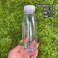 Gambar Botol VALENCIA KALE 350 ml botol valensia plastik 350 ml tebal grosir - TutupKale Putih, Valencia KALE dari RING COLLECTION undefined 2 Tokopedia