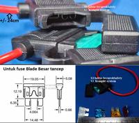Gambar Besar Tempat Fuse Tancap Waterproof Rumah Socket Sekring Blade sikring dari s3.satria secure safe undefined 2 Tokopedia