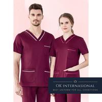 Gambar BAJU JAGA PREMIUM / BAJU OK / BAJU OKA / Tenaga Medis / Baju Perawat - Maroon, L dari okinternasional undefined 1 Tokopedia