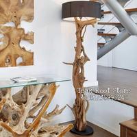 Gambar Lampu Hias / Lampu Lantai Dekorasi Rumah Akar Kayu Jati dari Teak Root Store undefined 1 Tokopedia