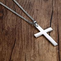 Gambar Kalung Salib Wanita Pria Silver Gold Rantai Non Titanium Anti Karat dari WEKAMART.ID undefined 3 Tokopedia