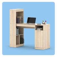 Gambar Meja Kerja Dengan Penyimpanan TACO - KHUSUS CARGO - [ ODEON ] - OAK dari Odeon Furniture undefined 2 Tokopedia