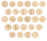 Gambar Wax Seal Stamp Wood Handle Dia. 3cm - Stempel Sealing Lilin Inisial - 0E dari JPL CRAFT STORE undefined 2 Tokopedia