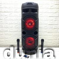 Gambar Speaker Portable Wireless JDL QVB 8 Original Double 8 inch Bluetooth - dari DUNIA SOUND AUDIO undefined 1 Tokopedia