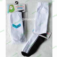 Gambar (6 PASANG) Kaos Kaki Citra Sebetis Kream Putih Hitam dari MySock shop undefined 2 Tokopedia