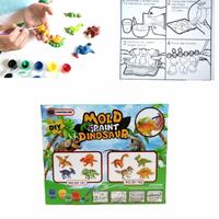 Gambar mainan edukasi mold paint dinosaur/mainan membentuk dan mewarnai - mold paint dari HM (hamanda) toys undefined 2 Tokopedia