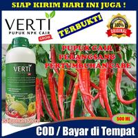 Gambar VERTI GROW 500ml Pupuk NPK Cair untuk Pertumbuhan Tanaman Cabe Cabai dari ISTIQOMAH STORE TASIK undefined 1 Tokopedia