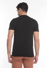 Gambar MEN'S TOP Kaos Lengan Pendek Pria Slim Fit CRACKO-BLACK - XXL dari Men's Top Official undefined 3 Tokopedia