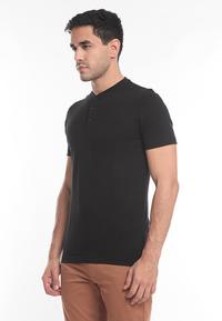 Gambar MEN'S TOP Kaos Lengan Pendek Pria Slim Fit CRACKO-BLACK - XXL dari Men's Top Official undefined 2 Tokopedia