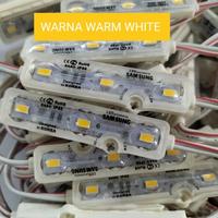Gambar Saso lampu LED Modul 3 mata Samsung DC 12V 1.5 W warm white Neon Box dari cahaya terang3 undefined 2 Tokopedia