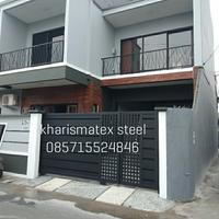 Gambar pagar sliding pagar rumah motif minimalis dari kharismatex steel undefined 5 Tokopedia
